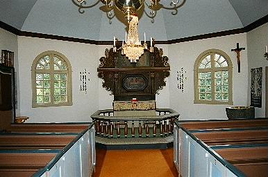 Koret i Tostareds kyrka.