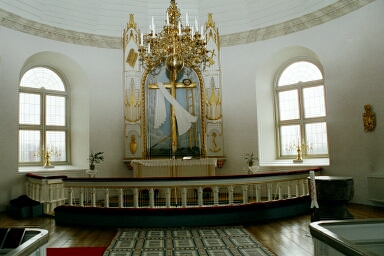 Koret i Äspereds kyrka.