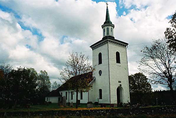 Redslareds kyrka, sedd från nordväst