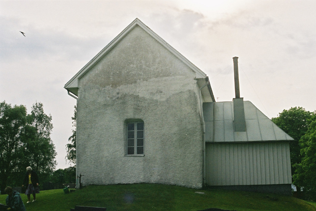 Solberga kyrka kor och sakristia. Negnr 01/270:3a