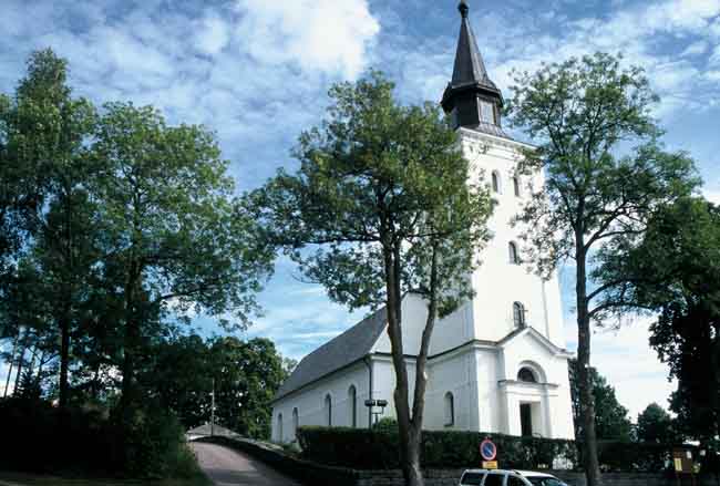 Glava kyrka från nordväst.