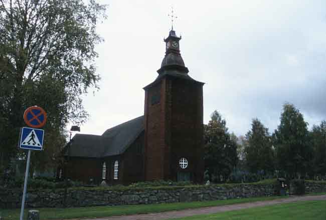Ekshärads kyrka från nordväst.