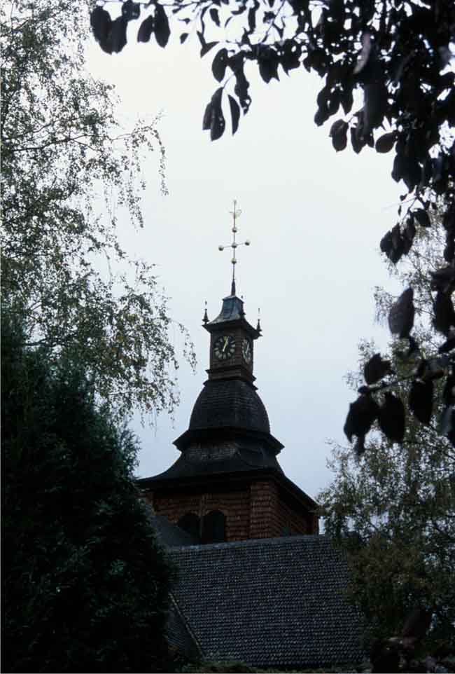 Tornet på Ekshärads kyrka.