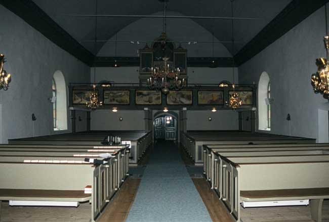 Kyrkorummet mot västläktaren