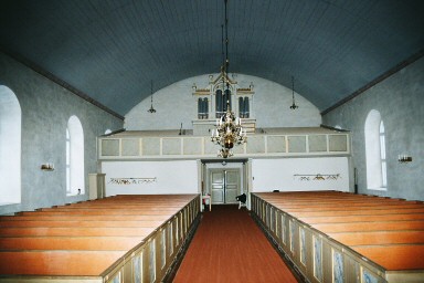 Interiör av Murums kyrka. Neg.nr. B963_003:08. JPG.