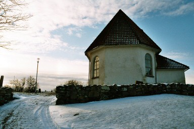 Härna kyrka och kyrkogård. Neg.nr. B963_011:05. JPG. 