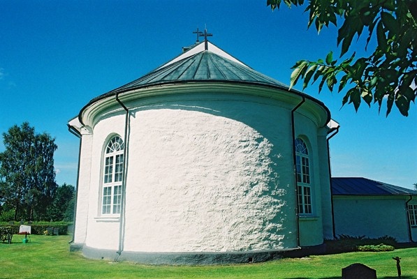 Koret i Nittorps kyrka sett från Ö.
