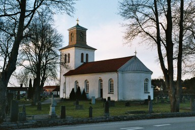 Exteriör av Kullings-Skövde kyrka. Neg.nr. B961_045:02. JPG. 
