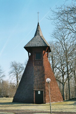 Klockstapel vid Horla kyrka. Neg.nr. B961_059:12. JPG. 