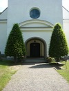 Kvillinge kyrka västportalen.