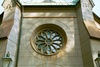 Sankta Helena kyrka, rosettfönster över västportalen. Neg nr 02/166:15.jpg
