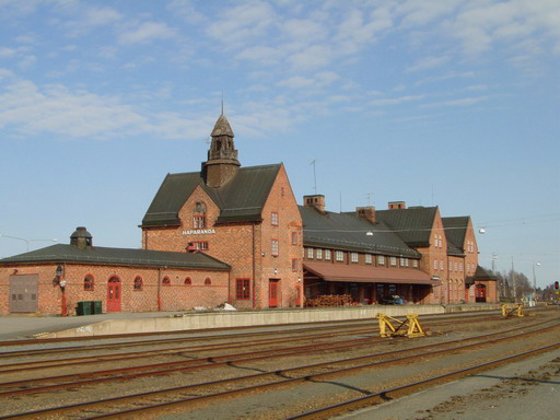 Haparanda järnvägsstation från sydväst