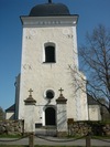 Kimstads kyrka, tornets västra sida.