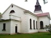 Skärkinds kyrka, koret och sakristian i söder.