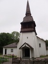 Simonstorps kyrka från väster.