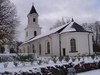 Borgs kyrka från sydöst.