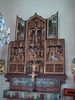 Till de äldre inventarierna hör också ett altarskåp från Antwerpen, daterat till början av 1500-talet.