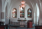 Lindesbergs kyrka, interiör, kyrkorummet, koret. 
