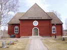 Sundborn kyrka sedd från norr