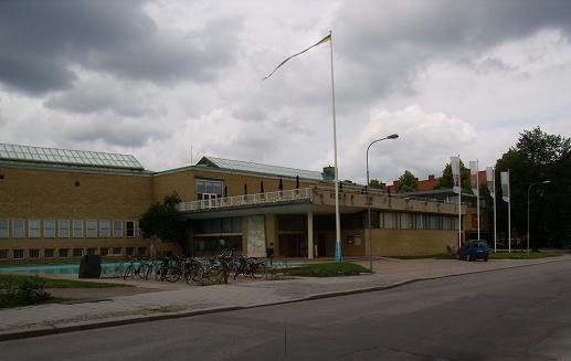 Östergötlands länsmuseum, Linköpings kn, vy från Raoul Wallenbergs plats.