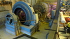 Sätra övres turbin är en tvillingfrancis innesluten i ett cylindriskt tryckskåp. Turbinen är tillverkad 1942 av AB Finshyttans bruk.
