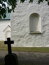 Vinnerstads kyrka, det igenmurade korfönstret, öster.