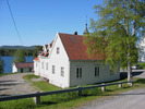 Skogs kyrka, församlingshemmet, vy från nordöst.