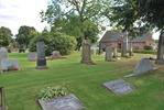Skånes-Fagerhults kyrka, kyrkogården söder om kyrkan