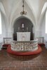 Altaret och altarringen i Fågeltofta kyrka