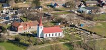 Spjutstorps kyrka sedd från sydväst