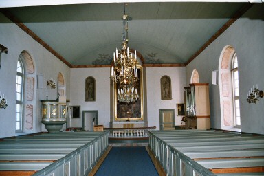 Skölvene kyrka, interiör. Neg.nr. B961_028:01. JPG.