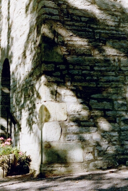 Våmbs kyrka, hörnkedja i tornet. Neg nr 02/162:13.jpg