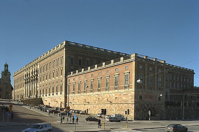Stockholms slott, södra fasaden.