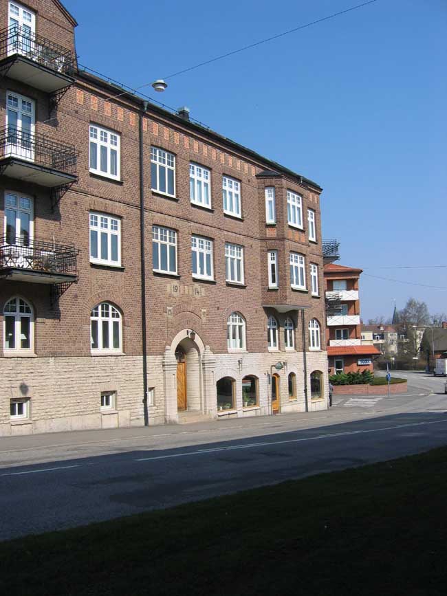 Björken 5, Vasastan-fasad Skaraborgsgatan
