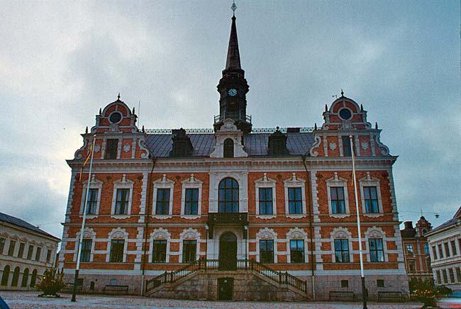 Söderhamns rådhus, frontfasad.