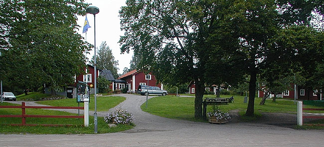 Husby gård vid Järvafältet. SAK10305 Sthlm, Husbygård, från sydväst