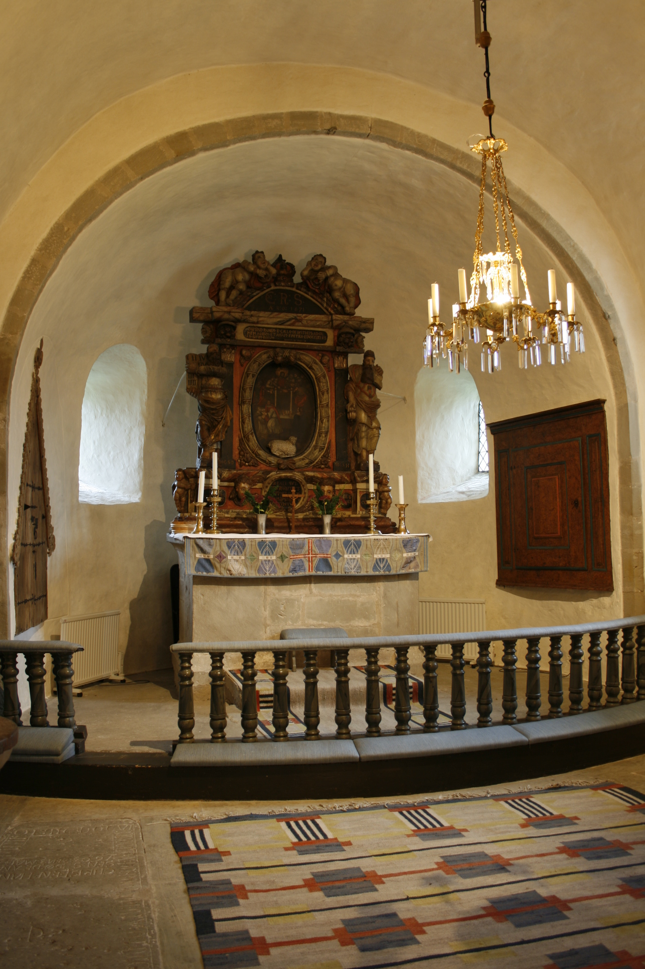 Alva kyrka interiör