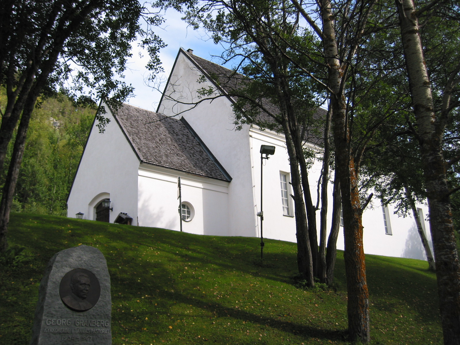 Funäsdalens kyrka, vy från sydväst.